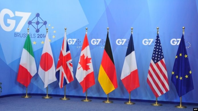 Країни G7 висловили занепокоєння ескалацією в Україні та пообіцяли 50 мільярдів доларів допомоги